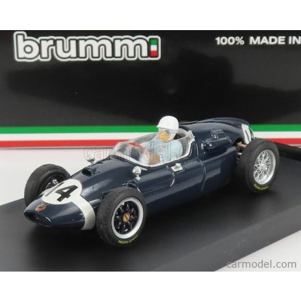BRUMM COOPER F1 T51 CLIMAX N 24 WINNER BRITISH GP JACK BRABHAM 1959 WORLD CHAMPION - WITH DRIVER FIGURE