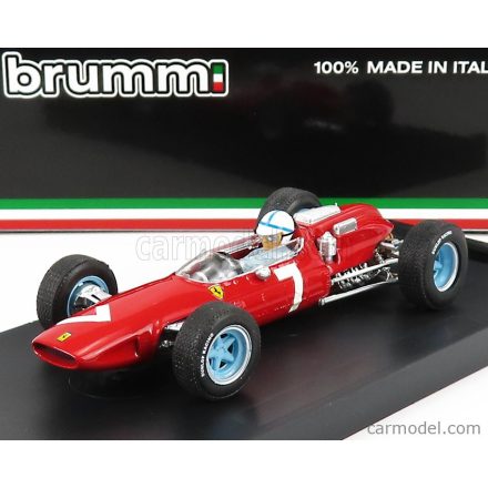 BRUMM FERRARI  F1 158 N 7 WINNER GERMAN GP JOHN SURTEES 1964 WORLD CHAMPION - WITH DRIVER FIGURE
