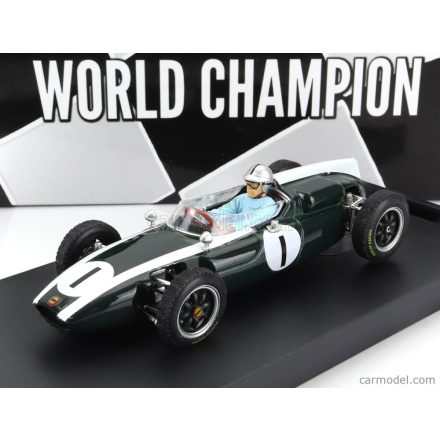 BRUMM - COOPER - F1 T53 N 1 WORLD CHAMPION WINNER BRITISH GP 1960 J.BRABHAM - WITH DRIVER FIGURE