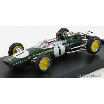 BRUMM LOTUS F1 25 N 1 WINNER BELGIUM GP JIM CLARK 1963 WORLD CHAMPION - WITH PILOT - FIGURE - 50th ANNIVERSARY 1968 - 2018