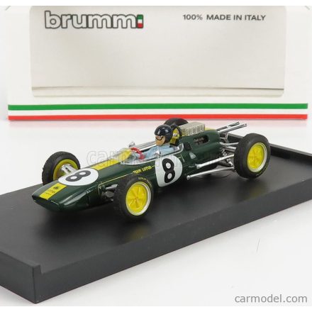 BRUMM LOTUS F1 25 N 8 WINNER ITALY GP JIM CLARK 1963 WORLD CHAMPION - WITH DRIVER FIGURE