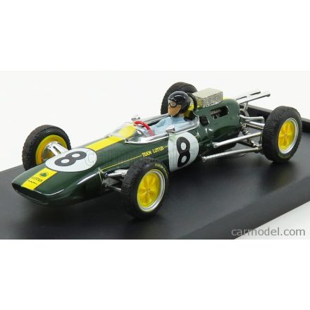 BRUMM LOTUS F1 25 N 8 WINNER ITALY GP JIM CLARK 1963 WORLD CHAMPION - WITH FIGURE - 50th ANNIVERSARY 1968 - 2018