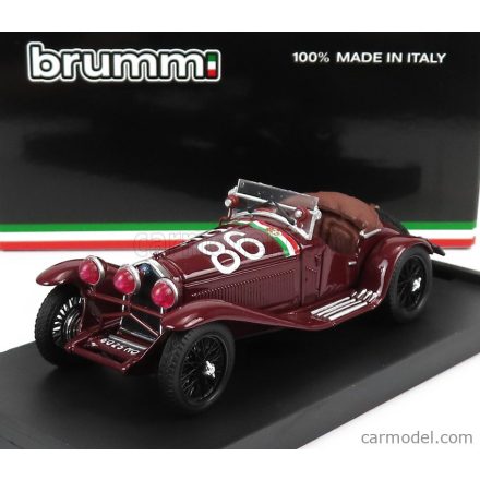 BRUMM ALFA ROMEO 1750 GS SPIDER N 86 3rd MILLE MIGLIA 1930 G.CAMAPARI - A.MARINONI