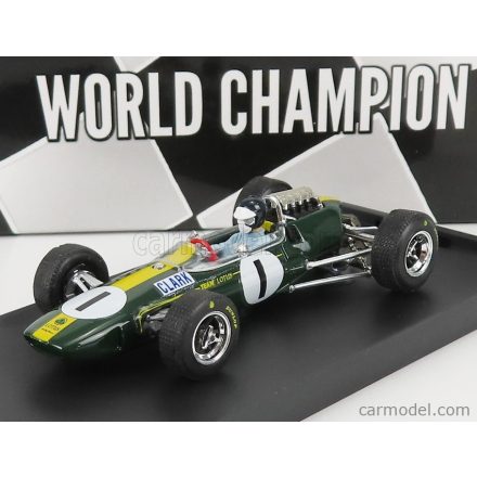 BRUMM LOTUS F1 33 N 1 WINNER GERMANY GP JIM CLARK 1965 WORLD CHAMPION - WITH PILOT - FIGURE DRIVER FIGURE