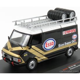   IXO FIAT 242 VAN FIAT TEAM ESSO SUPER OIL GRIFONE ASSISTANCE RALLY 1986 - LANCIA DELTA S4