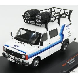   IXO FORD TRANSIT MKII VAN TEAM MOTORSPORT RALLY ASSISTANCE WITH ACCESSORIES 1986