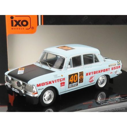 IXO MOSKVITCH 412 N 40 RALLY LONDON - MEXICO 1970 S.TENISHEV - V.KISLYKH - V.CHIROTCHENKOV