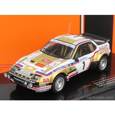 IXO PORSCHE 924 CARRERA GTS N 1 WINNER RALLY ANTIBES 1981 W.ROHRL - C.GEISTDORFER