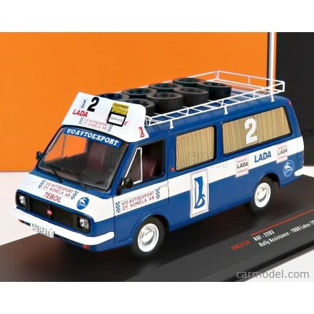 IXO RAF 2203 MINIBUS TEAM RALLY LADA SERVICE ASSISTANCE 1984