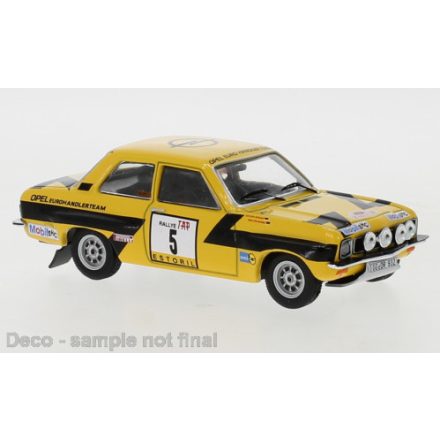 IXO OPEL Ascona A, No.5, Opel Euro Händlerteam, Rally WM, Rally Portugal, W.Röhrl/J.Berger, 1974