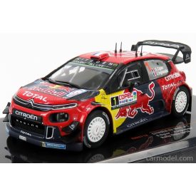   IXO CITROEN C3 WRC TEAM RED BULL N 1 RALLY CHILE 2019 S.OGIER - J.INGRASSIA