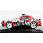 IXO FIAT  124 ABARTH RGT TEAM MCF SAFETY BELTS N 10 RALLY SANREMO 2019 E.BRAZZOLLI - M.FENOLI