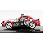 IXO FIAT 124 ABARTH RGT TEAM MCF SAFETY BELTS N 56 RALLY MONTECARLO 2019 E.BRAZZOLLI - M.FENOLI