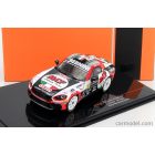 IXO FIAT 124 ABARTH RGT TEAM MCF SAFETY BELTS N 56 RALLY MONTECARLO 2019 E.BRAZZOLLI - M.FENOLI