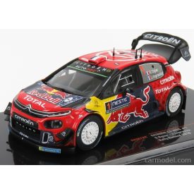   IXO CITROEN C3 WRC RED BULL N 1 RALLY FINLAND 2019 S.OGIER - J.INGRASSIA