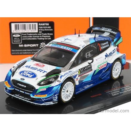 IXO FORD FIESTA WRC N 3 RALLY MONTECARLO 2021 T.SUNINEN - M.MARKKULA