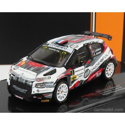 IXO CITROEN C3 RALLY2 N 2 WINNER RALLY CONDROZ 2021 S.LEFEBVRE - R.JAMOUL
