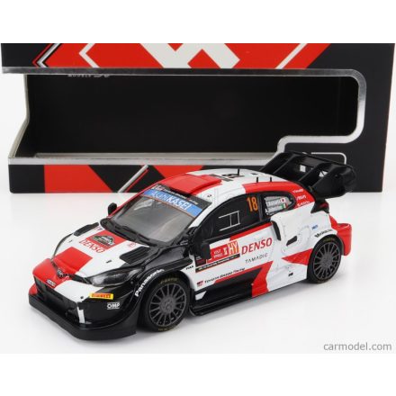 IXO Toyota YARIS GR RALLY1 TEAM TOYOTA GAZOO RACING WRT N 18 5th RALLY YPRES 2022 TAKAMOTO KATSUTA - AARON JOHNSTON