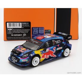   IXO FORD PUMA RALLY1 RED BULL TEAM M-SPORT FORD WRT (night version) N 7 RALLY CENTRAL EUROPEAN 2023 PIERRE LOUIS LOUBET - BENJAMIN VEILLAS