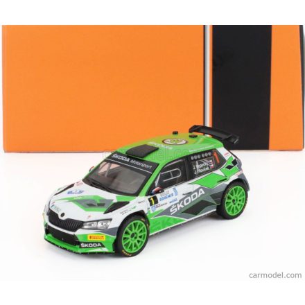IXO SKODA FABIA RALLY2 EVO TEAM SKODA MOTORSPORT N 1 WINNER RALLY BOHEMIA 2021 JAN KOPECKY - JAN HLOUSEK