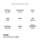 AK Interactive - Real Colors: Flat White RAL 9003 17 ml. festék