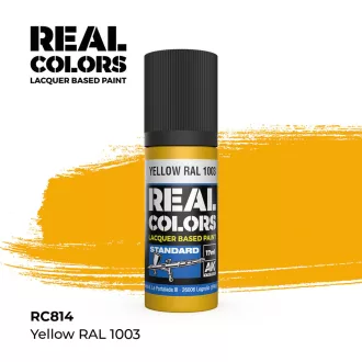 AK Interactive - Real Colors: Yellow RAL 1003 17 ml. festék