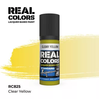 AK Interactive - Real Colors: Clear Yellow 17 ml. festék