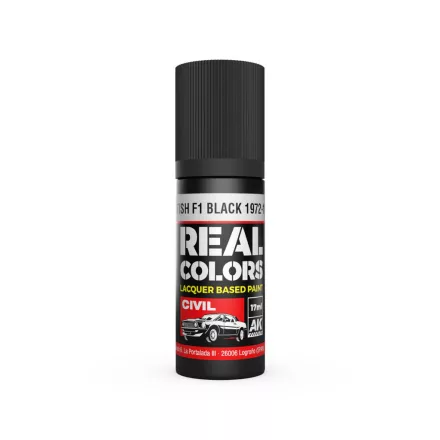 AK REAL COLOR British F1 Black 1972-1986