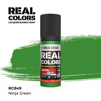 AK Interactive - Real Colors: Ninja Green 17 ml. festék