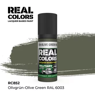   AK Interactive - Real Colors: Olivgrün-Olive Green RAL 6003 17 ml. festék