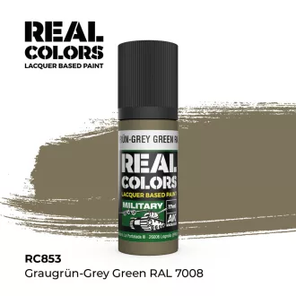   AK Interactive - Real Colors: Graugrün-Grey Green RAL 7008 17 ml. festék