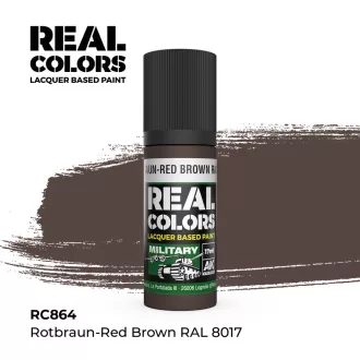   AK Interactive - Real Colors: Rotbraun-Red Brown RAL 8017 17 ml. festék
