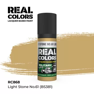   AK Interactive - Real Colors: Light Stone No.61 (BS381) 17 ml. festék