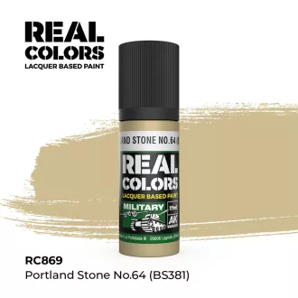   AK Interactive - Real Colors: Portland Stone No.64 (BS381) 17 ml. festék