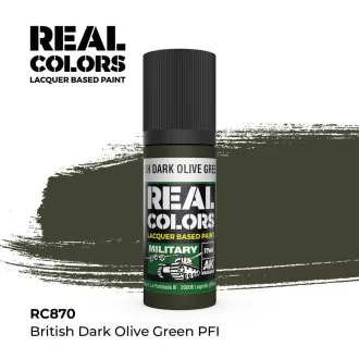   AK Interactive - Real Colors: British Dark Olive Green PFI 17 ml. festék