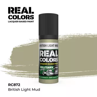   AK Interactive - Real Colors: British Light Mud 17 ml. festék