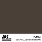 AK REAL COLOR S.C.C. No.1A Very Dark Brown