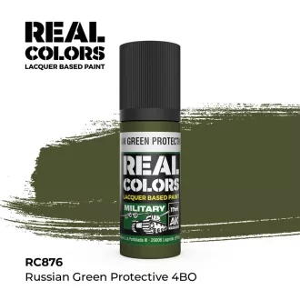   AK Interactive - Real Colors: Russian Green Protective 4BO 17 ml. festék