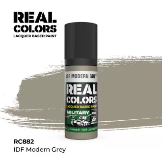AK Interactive - Real Colors: IDF Modern Grey 17 ml. festék