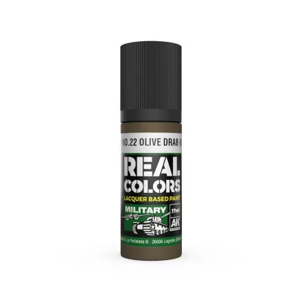 AK REAL COLOR No.9/No.22 Olive Drab (WWII)