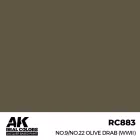 AK REAL COLOR No.9/No.22 Olive Drab (WWII)