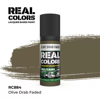   AK Interactive - Real Colors: Olive Drab Faded 17 ml. festék