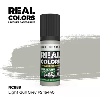   AK Interactive - Real Colors: Light Gull Grey FS 16440 17 ml. festék
