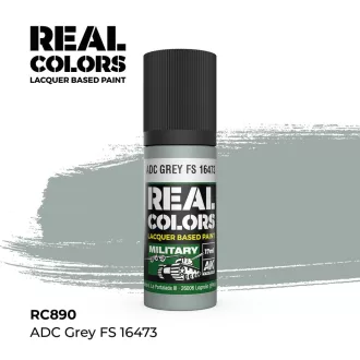   AK Interactive - Real Colors: ADC Grey FS 16473 17 ml. festék