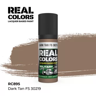   AK Interactive - Real Colors: Dark Tan FS 30219 17 ml. festék