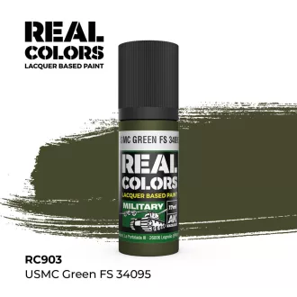   AK Interactive - Real Colors: USMC Green FS 34095 17 ml. festék