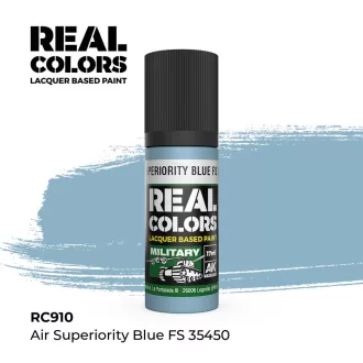   AK Interactive - Real Colors: Air Superiority Blue FS 35450 17 ml. festék