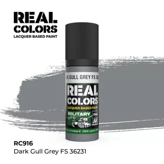   AK Interactive - Real Colors: Dark Gull Grey FS 36231 17 ml. festék