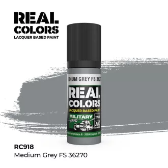   AK Interactive - Real Colors: Medium Grey FS 36270 17 ml. festék