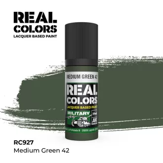 AK Interactive - Real Colors: Medium Green 42 17 ml. festék